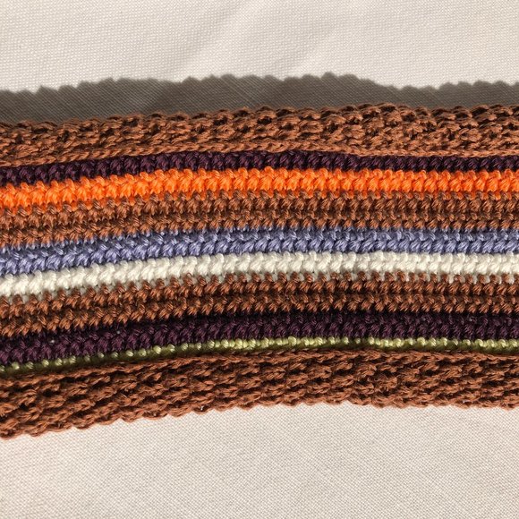 MISSONI KNIT STRIPED MULTICOLOR BELT